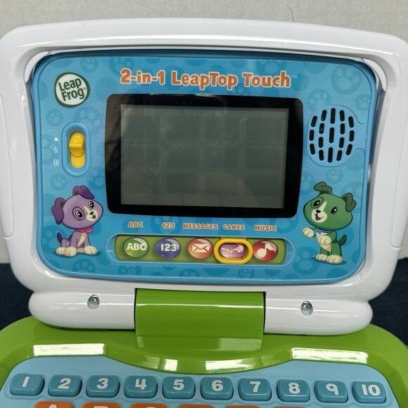 Leap Frog 2 in 1 LeapTop Touch Toy Laptop Tablet 6009 Ages 2-5 2017 Tested Works - Picture 5 of 6